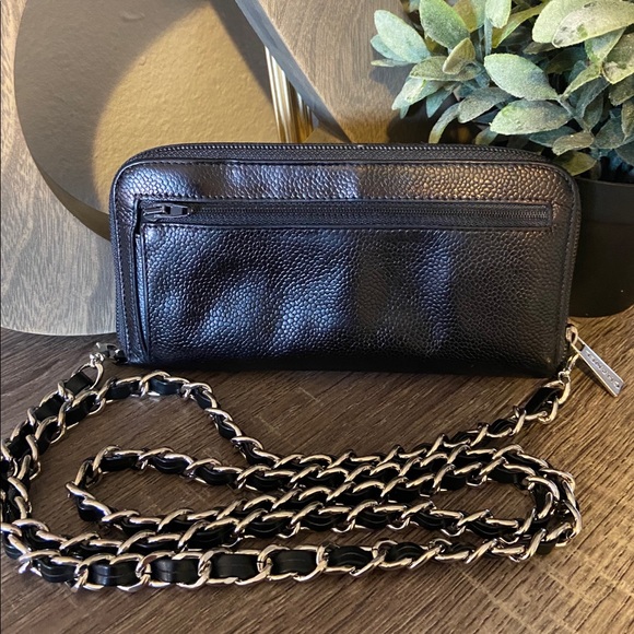 🖤 ⛓ Chanel Timeless Zippy Wallet on a Chain WOC Crossbody - Picture 3 of 11